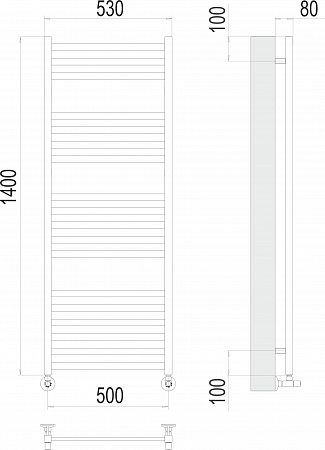 Грета П18 500х1400 Полотенцесушитель  TERMINUS Рыбинск - фото 3